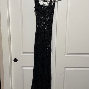 Windsor Black Sequin Maxi Dress